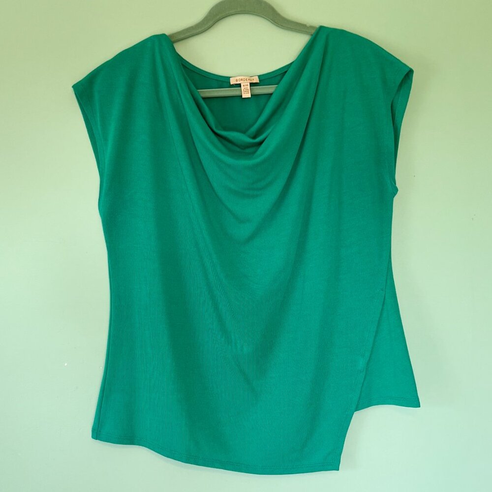 Anthropologie Bordeaux sleeveless knit tee, size XL